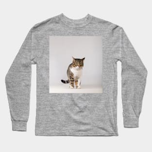 adorable striped cat Long Sleeve T-Shirt